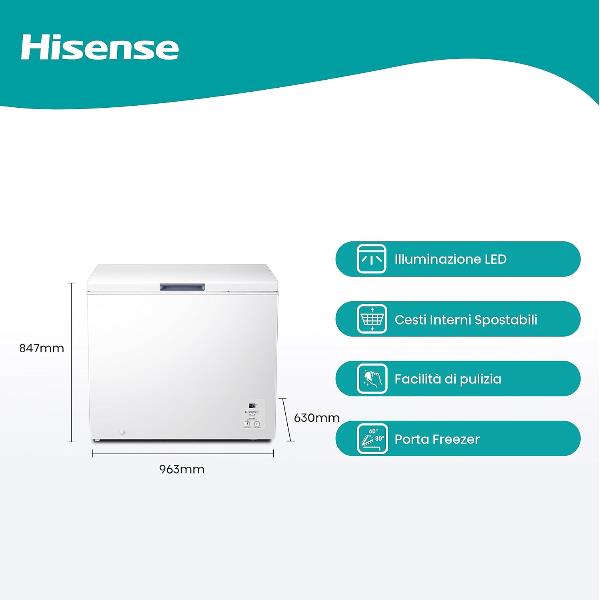Hisense CONG. ORIZZ. 248L